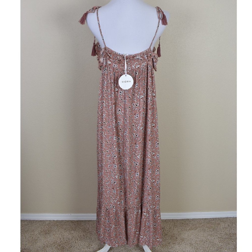 Storia Mauve Floral Maxi Dress NEW - Picture 3 of 8
